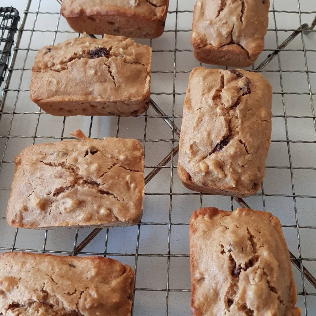 photo of mini loaf cakes no icing